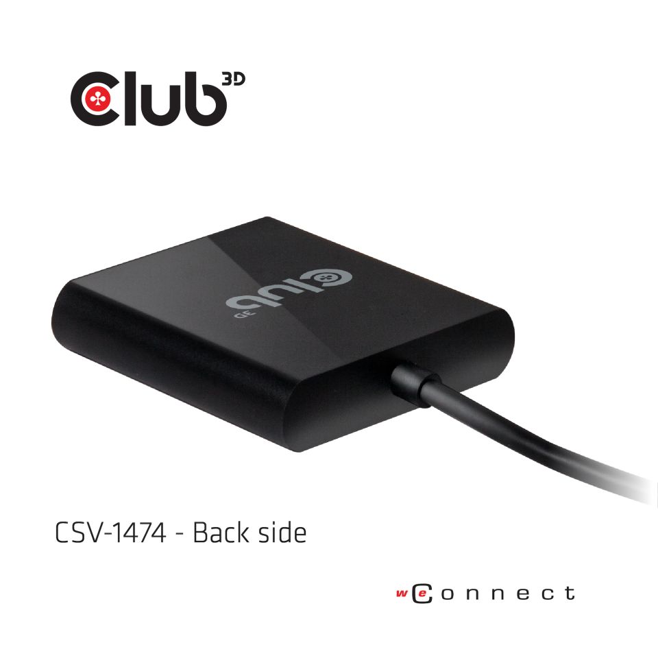 Club 3D Splitter USB-A auf 2 HDMI