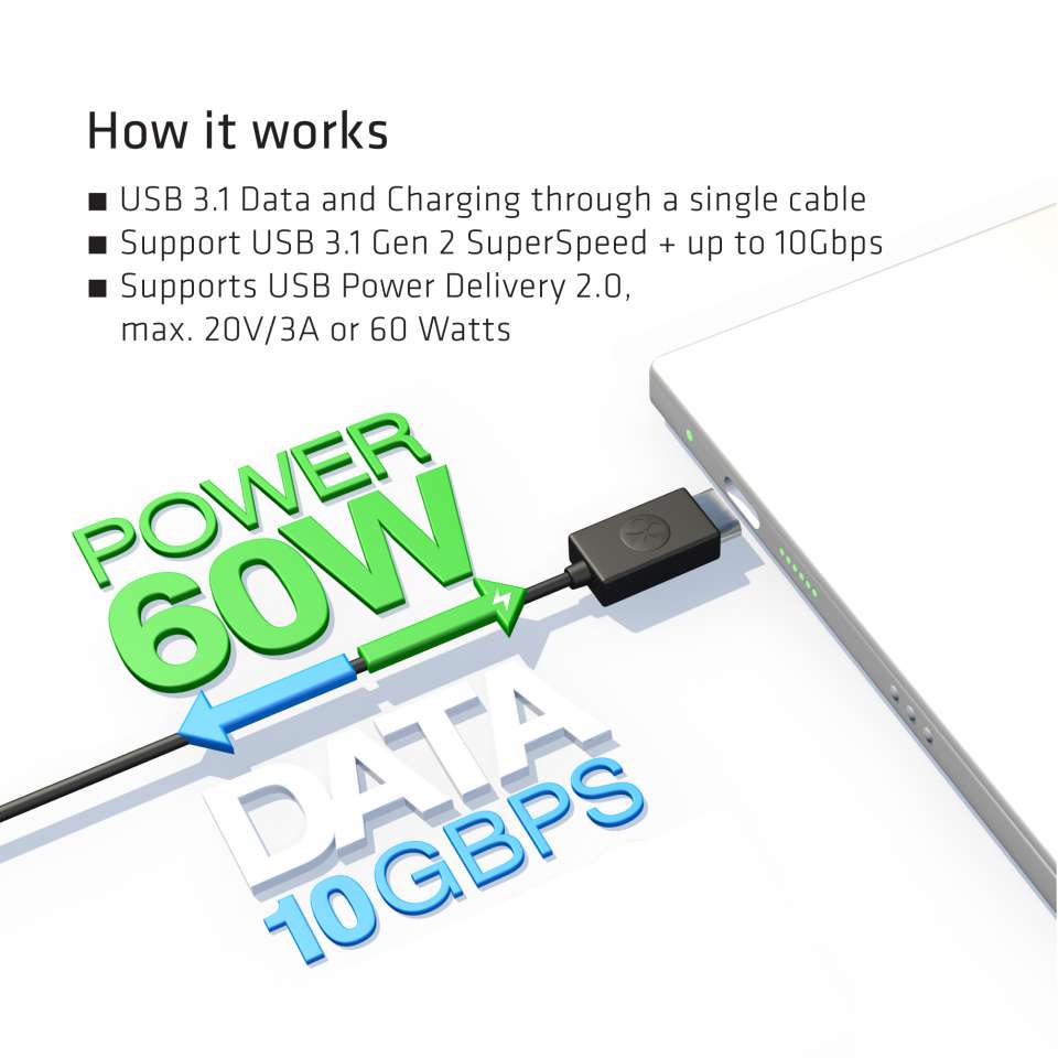 Club 3D Adapterkabel  USB-C auf USB-A  - 1 m