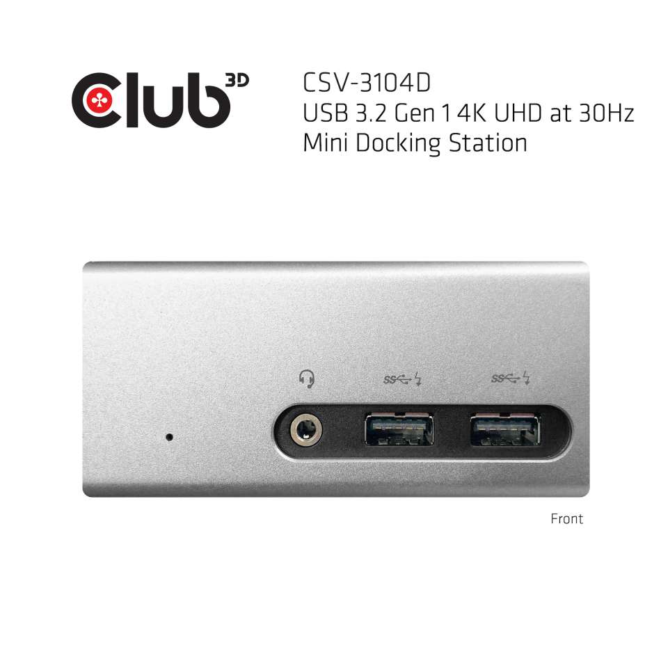 Club 3D USB-A Dockingstation Mini 4K