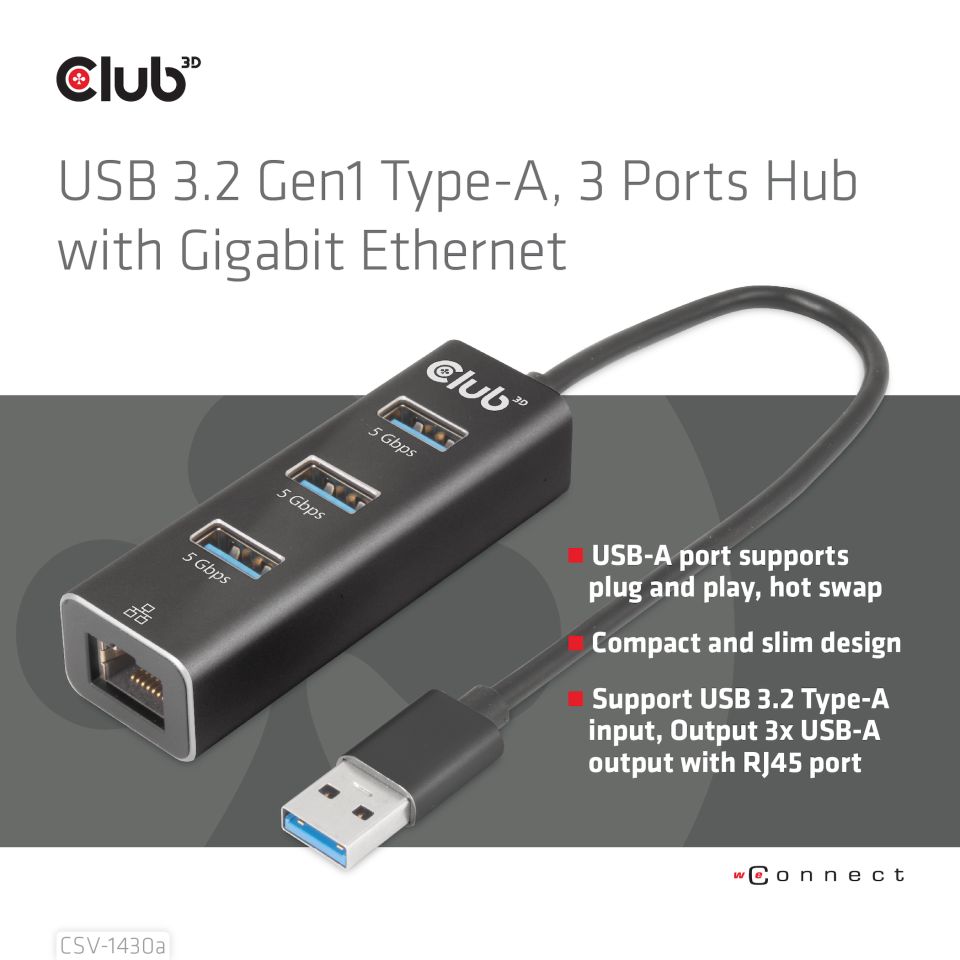 Club 3D USB-A  Dockingstation 