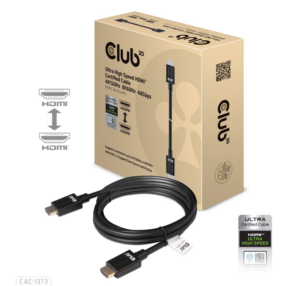 Club 3D Ultra High Speed HDMI Kabel - 3 m 