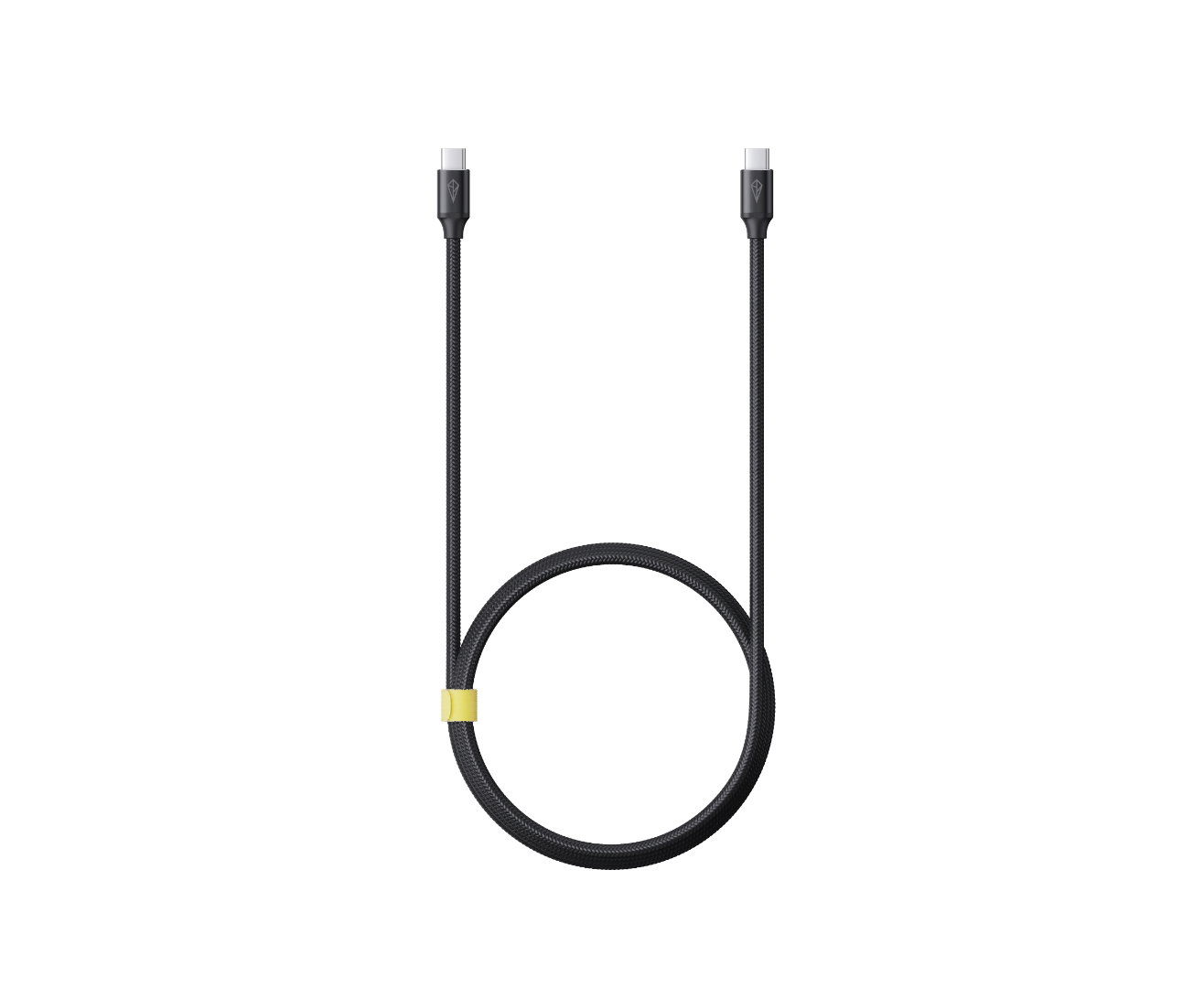 Xencelabs USB-C zu USB-C Textilkabel - gelb markiert