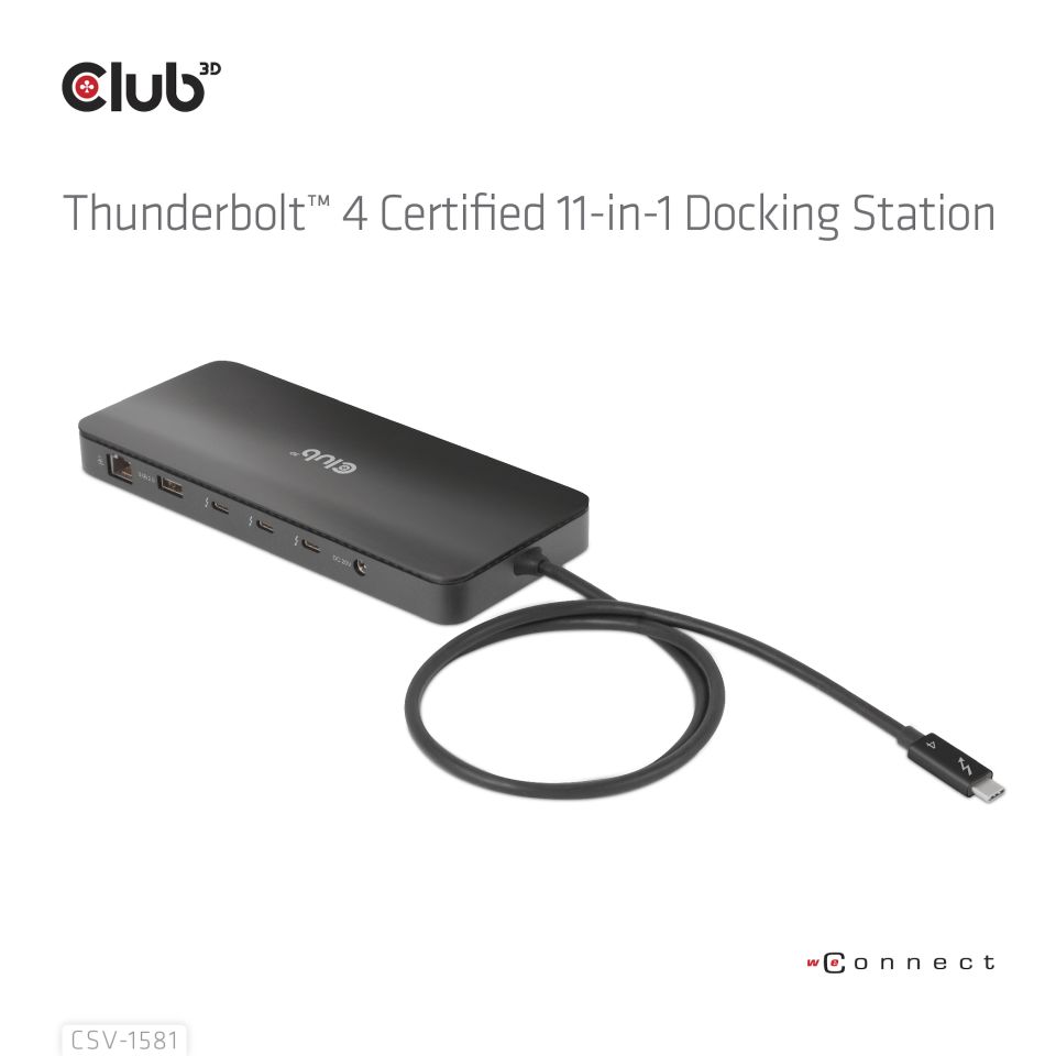 Club 3D Thunderbolt 4 Dockingstation 11 in 1