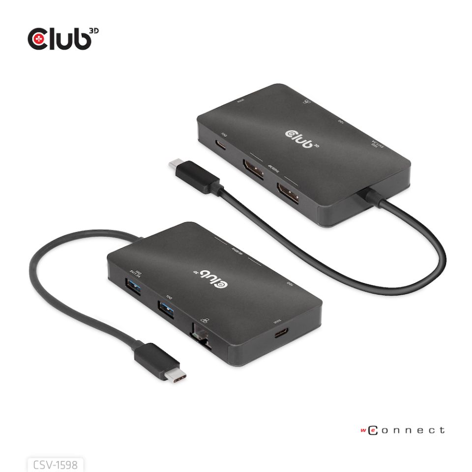 Club 3D USB-C Dockingstation 7 in 1 