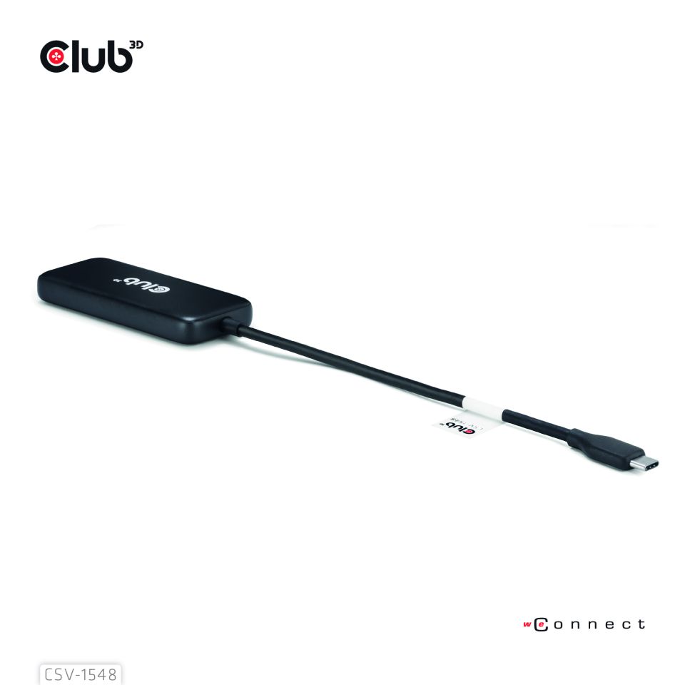 Club 3D USB-C HUB auf 4 USB-C