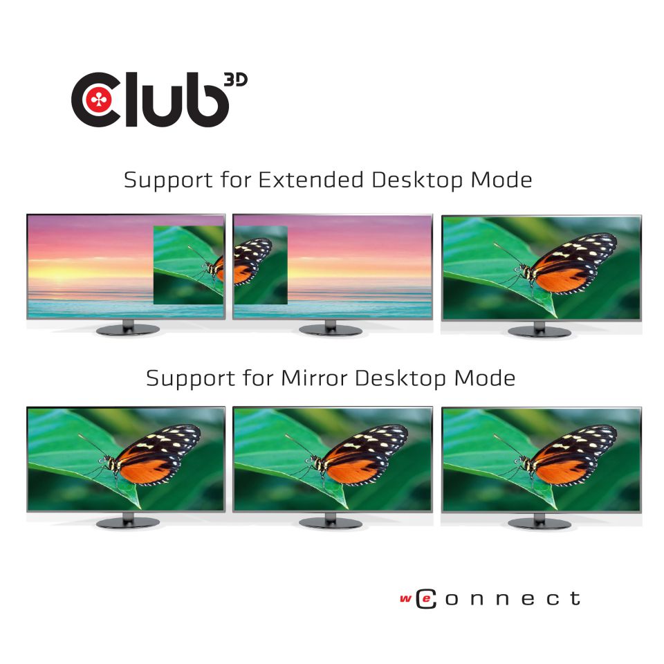 Club 3D USB-C - Triple Display Charging Dock 65W