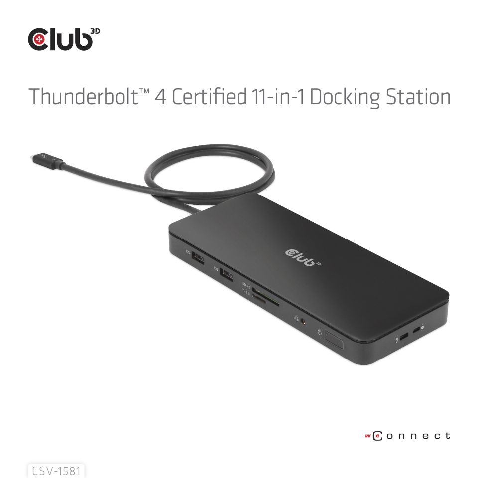 Club 3D Thunderbolt 4 Dockingstation 11 in 1