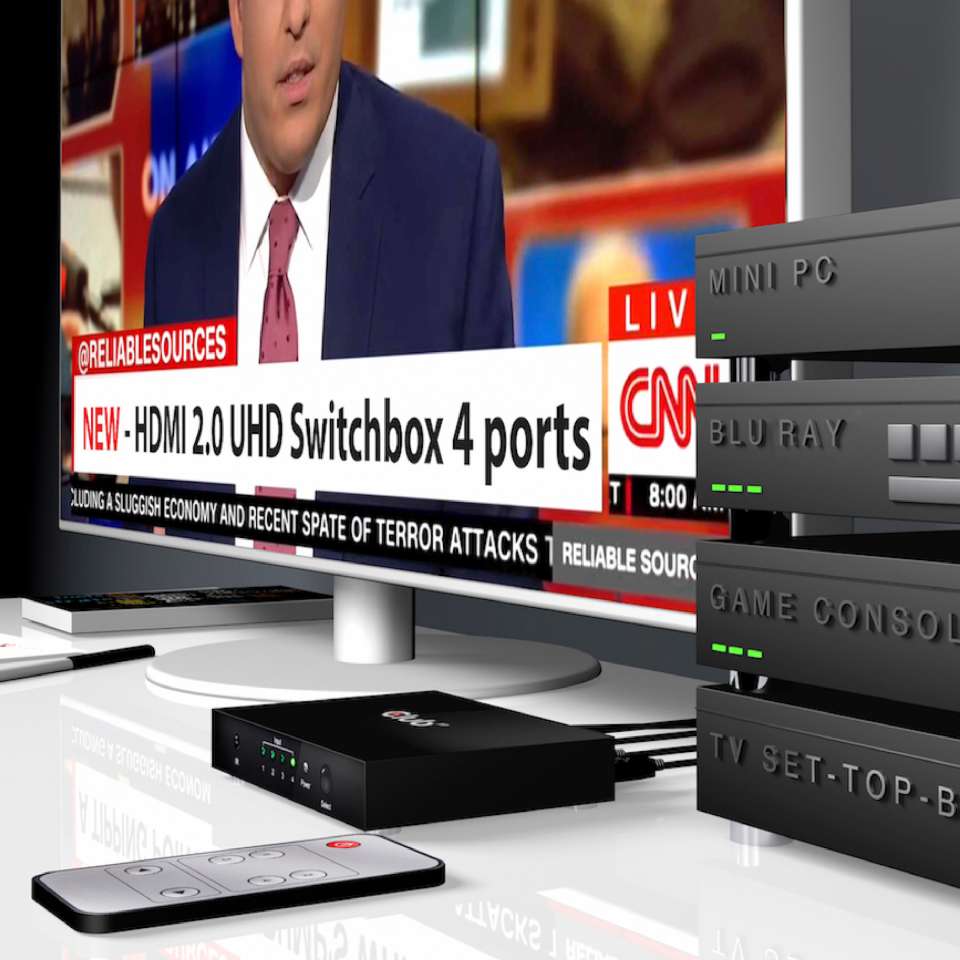 Club 3D HDMI Switchbox 4 Ports