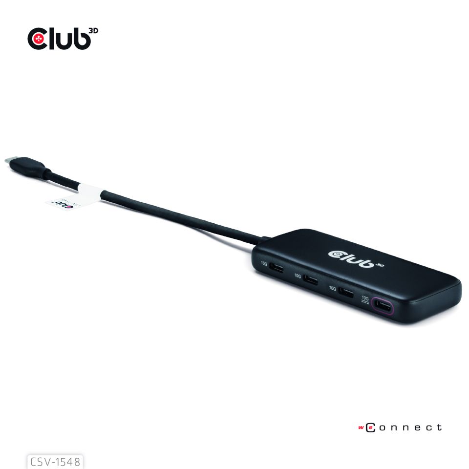 Club 3D USB-C HUB auf 4 USB-C