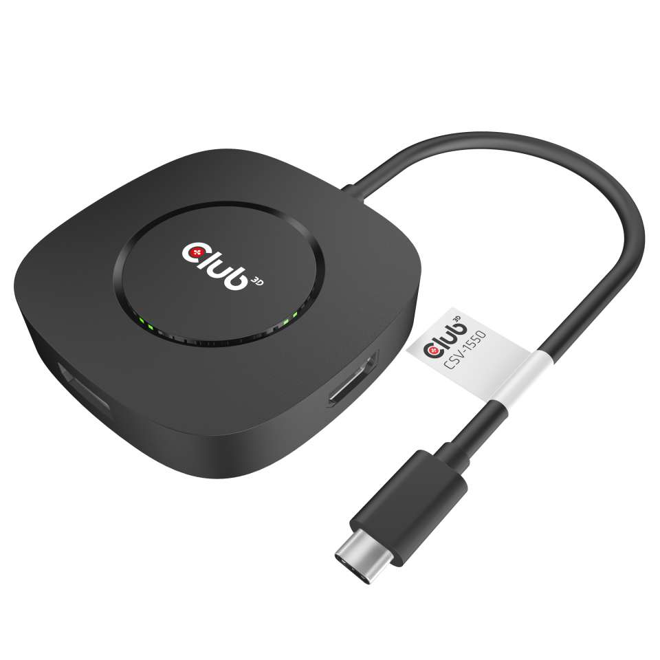 Club 3D Multi Stream Transport (MST) HUB - Tripple Display