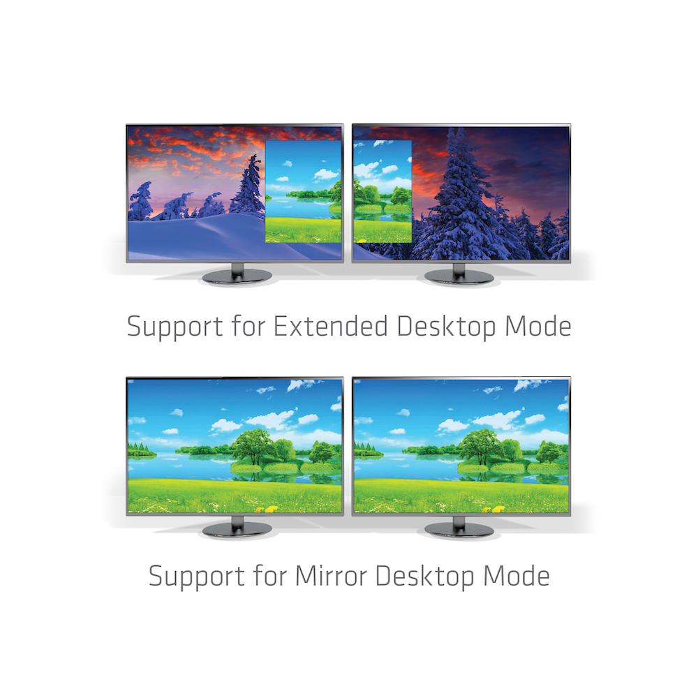 Club 3D Multi Stream Transport (MST) HUB - Dual Display 4K60Hz