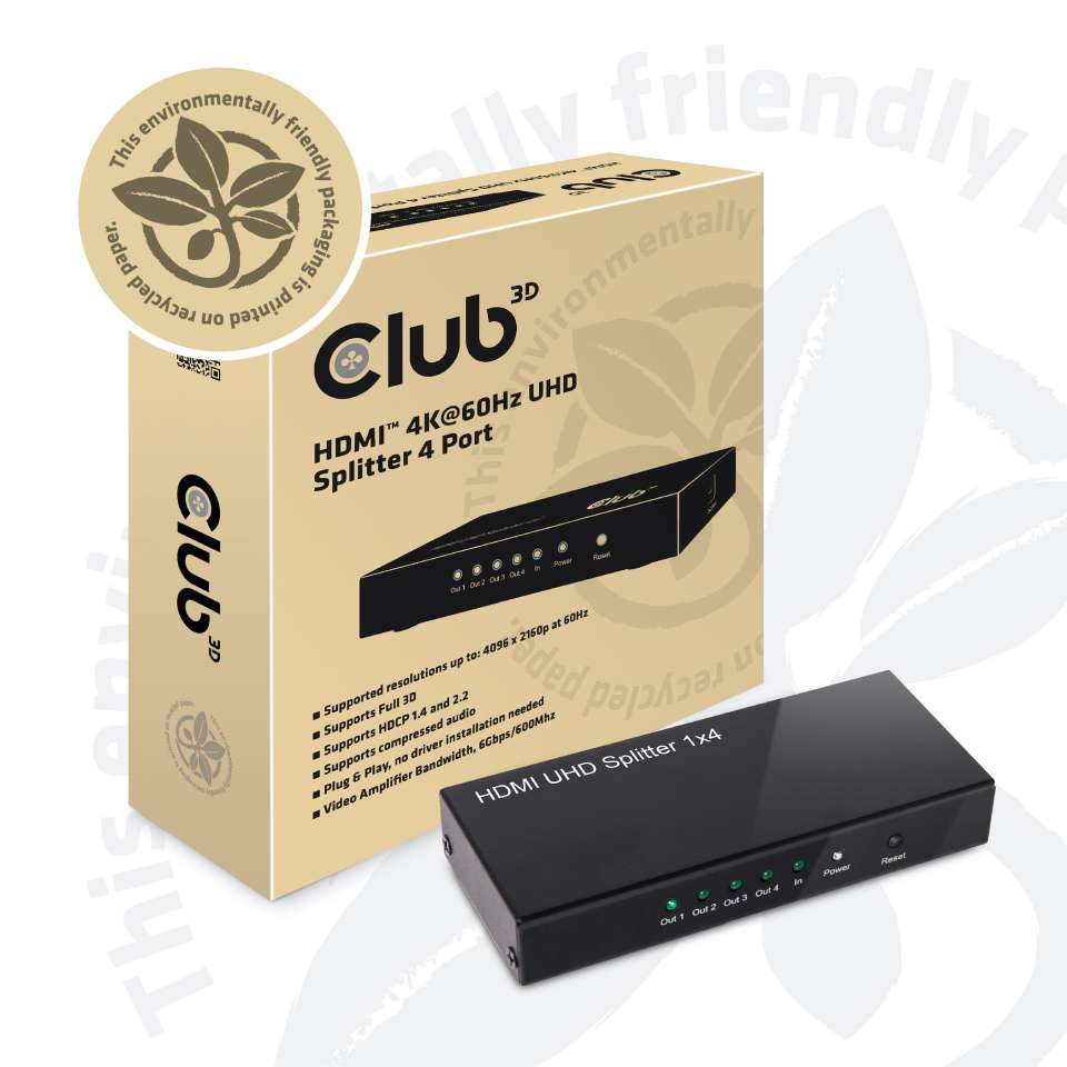Club 3D  HDMI Switchbox 4 Ports