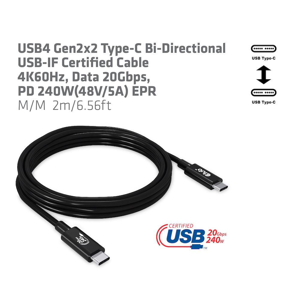Club 3D USB-C Kabel - 2m